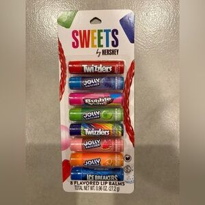 Hershey Sweets Flavored Lip Balm Set of 8 NWT